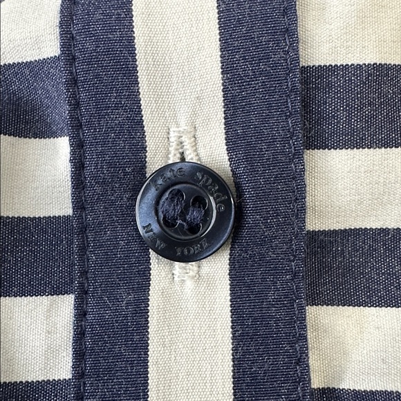 Kate Spade Striped Midi Shirt Dress - Picture 4 of 12